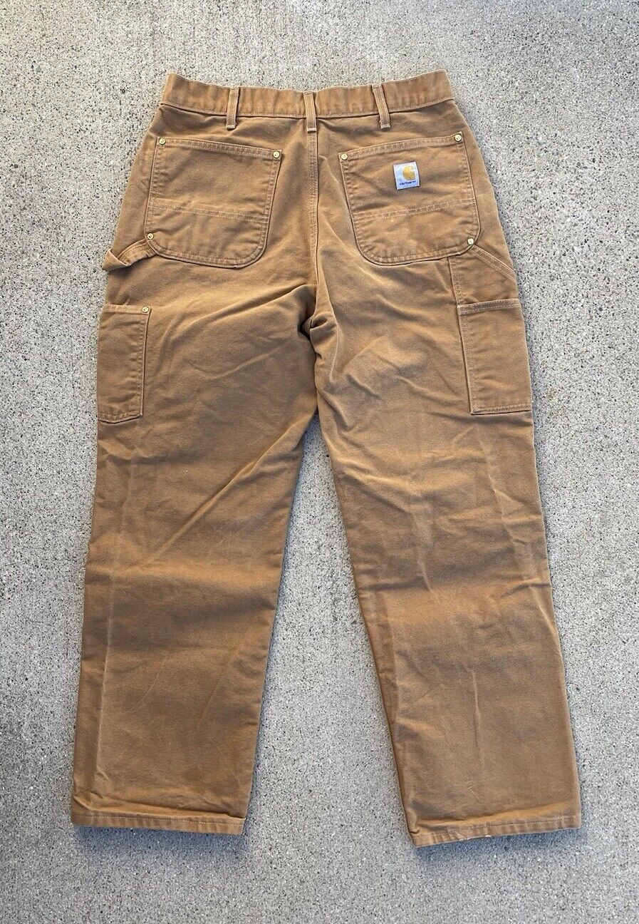 Carhartt B01 Double Knee Pants Mens 36x32 Brown C… - image 6