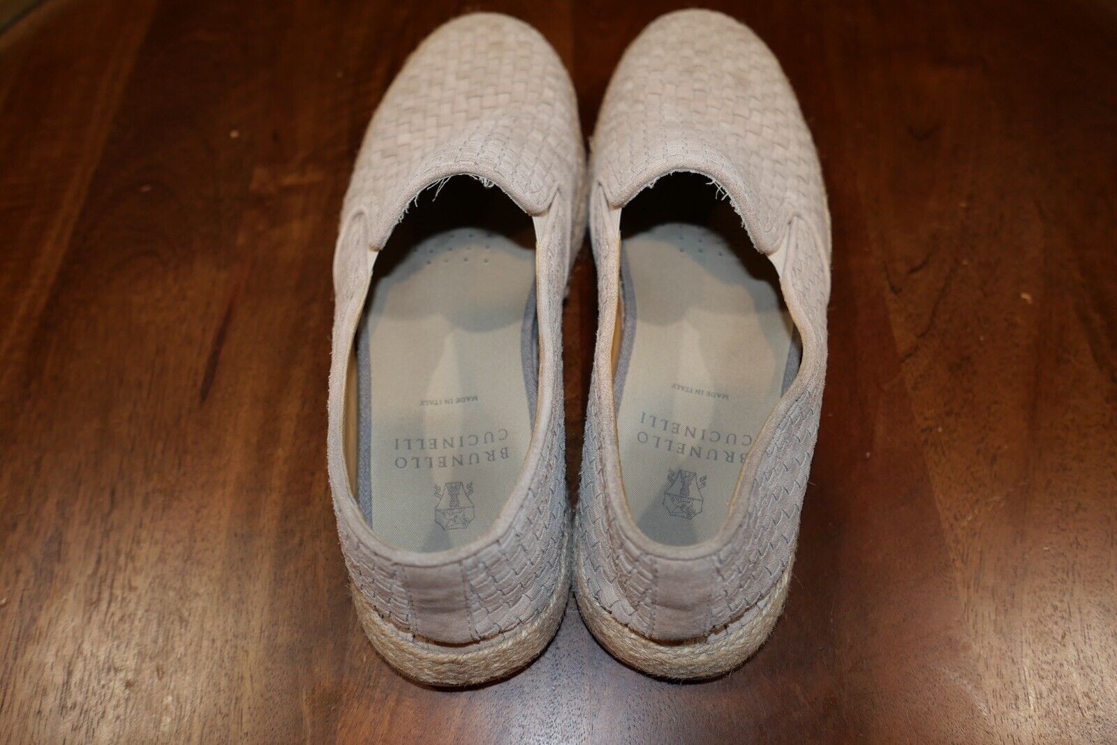 BRUNELLO CUCINELLI MSRP $1195 Woven Suede Espadri… - image 3