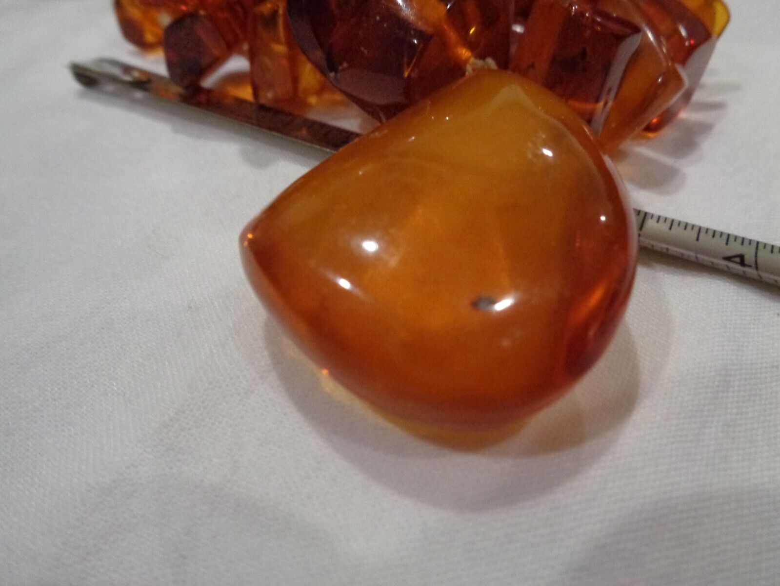 Antique Estate Natural Amber Necklace - image 10