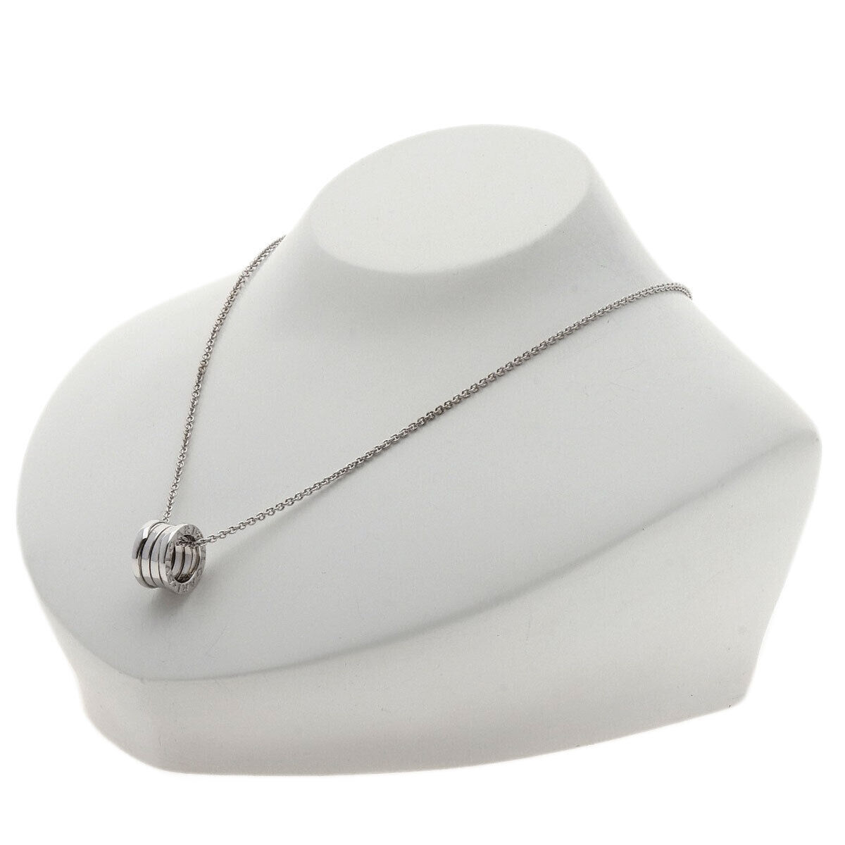 BVLGARI B-Zero1 Necklace K18 White Gold Women'S U… - image 4