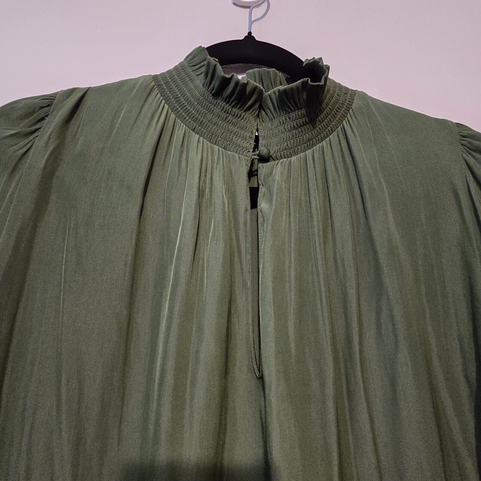 Wilfred Aritzia Garlyn Dress Size XS Green Pocket… - image 6