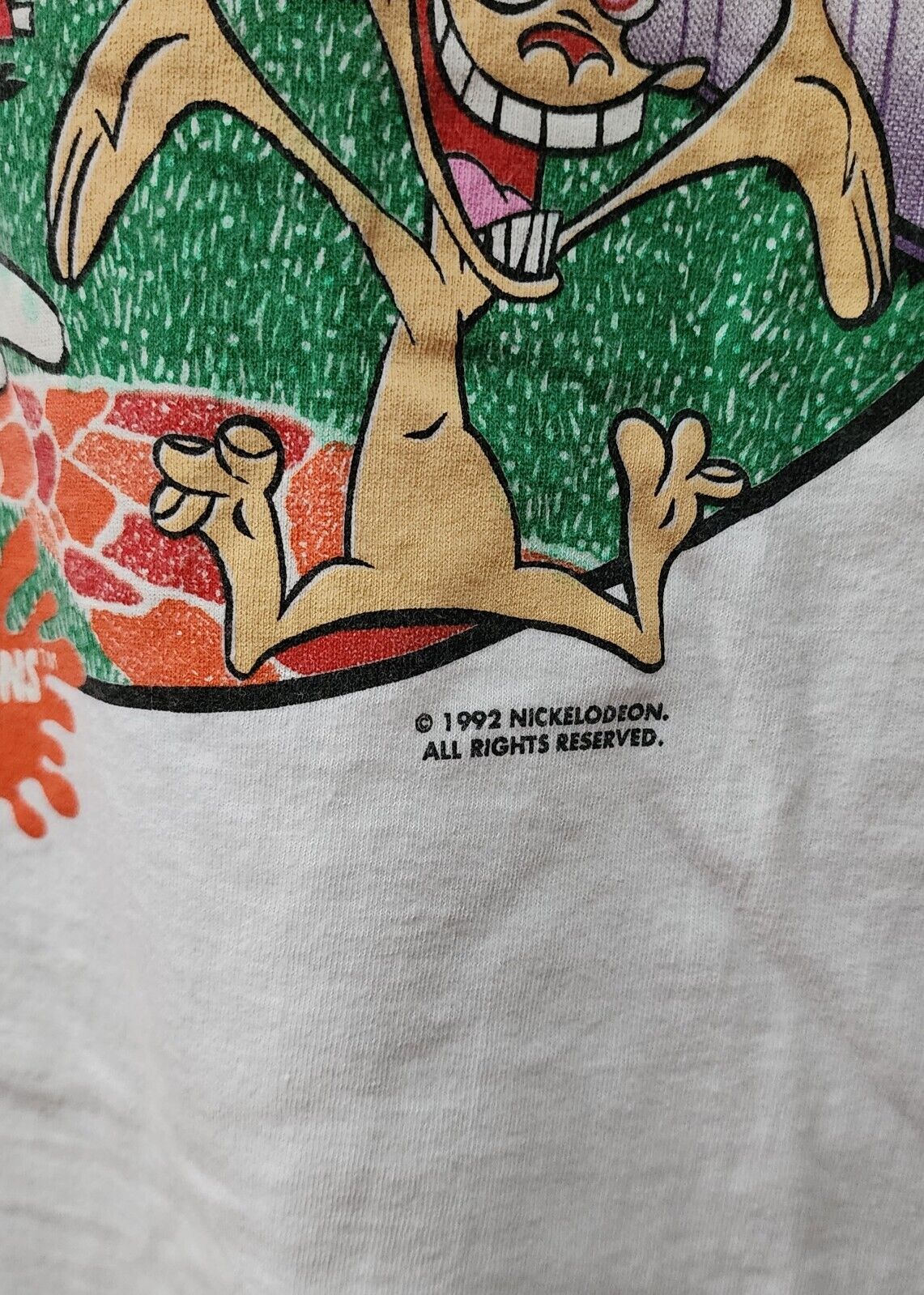 1992 Ren & Stimpy Nickelodeon Medium Shirt Sun Sp… - image 2