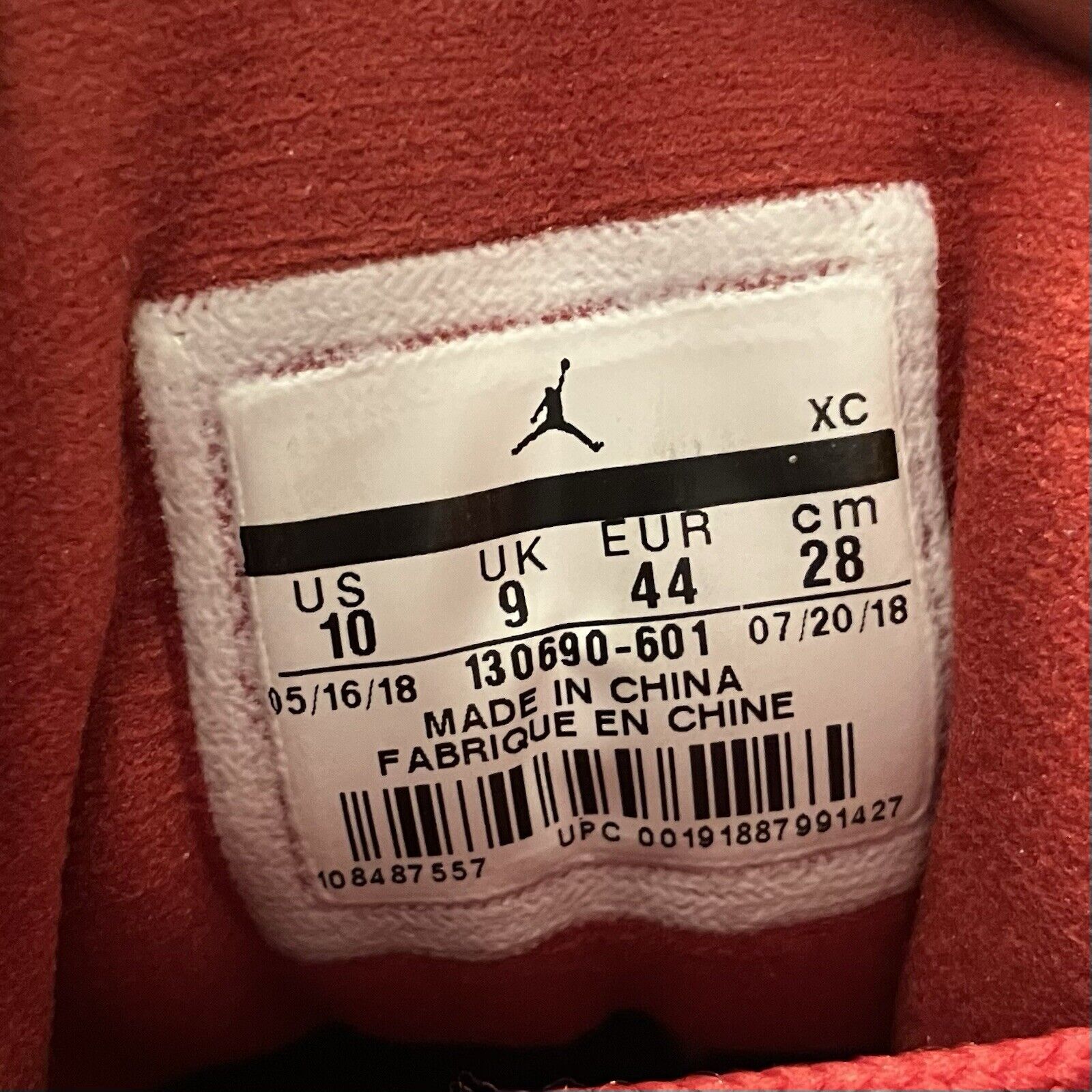 Size 10 - Air Jordan 12 Retro Gym Red - image 7