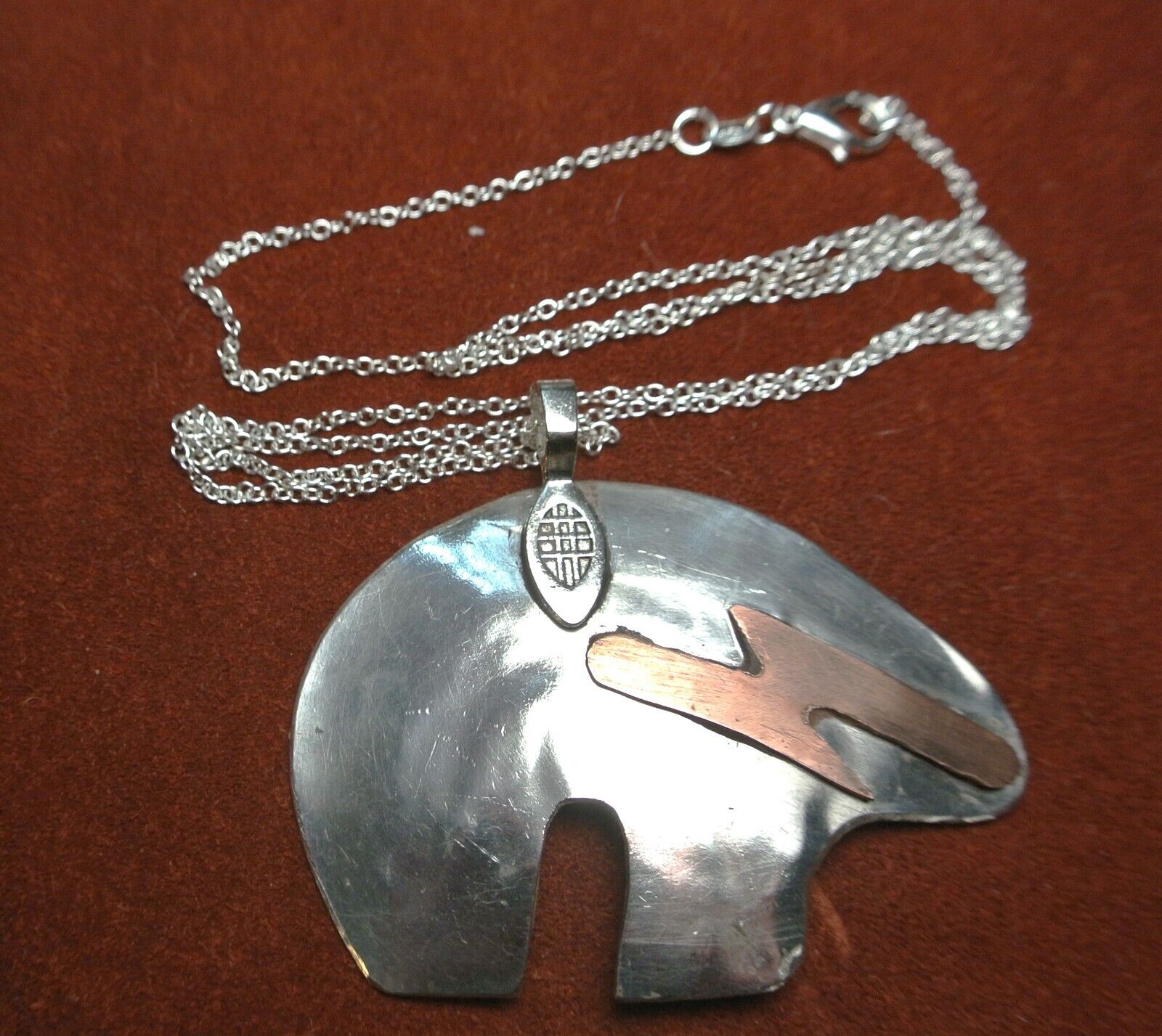 Zuni bear pendent - image 2