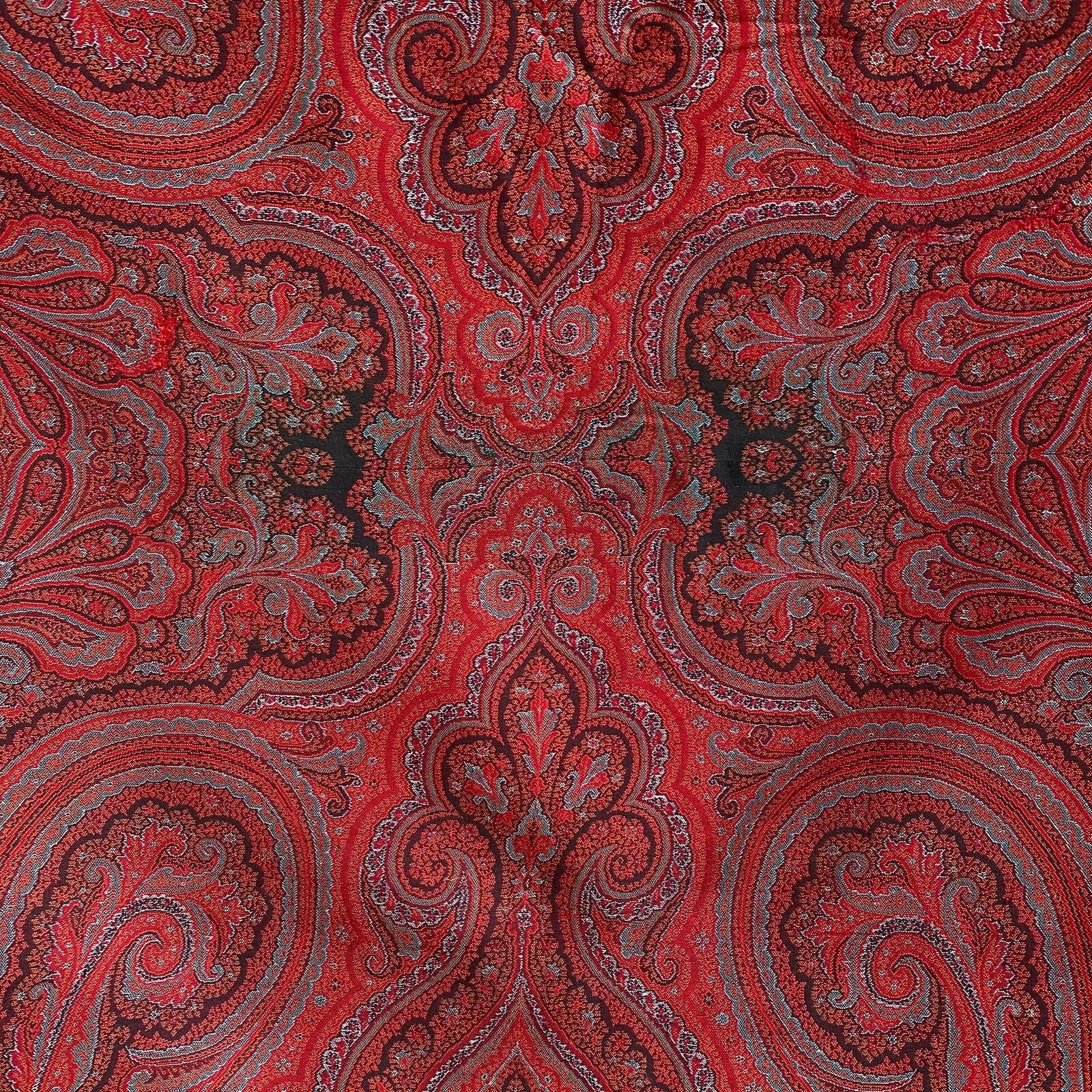 French Paisley shawl 19th century antique wool te… - image 4