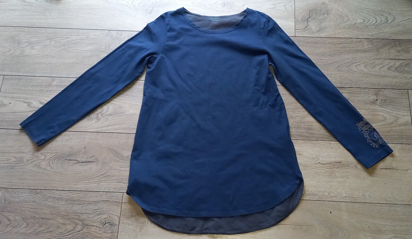 GUDRUN SJODEN organic cotton top blouse size M - image 1