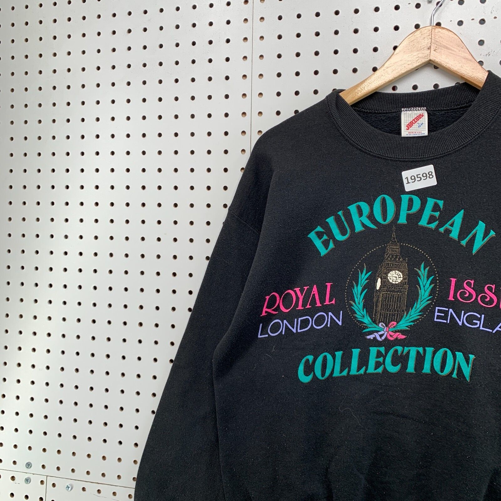 VTG 90s European Collection Crewneck Sweatshirt M… - image 9