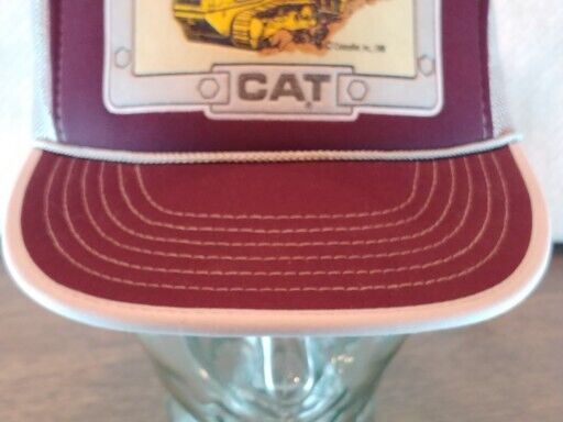 CATERPILLAR CAT Tonkin Snap Back Hat Burgundy Mar… - image 8