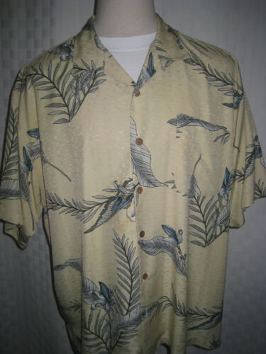 TOMMY BAHAMA ORIGINAL FIT SHORT SLEEVE SILK SHIRT… - image 1