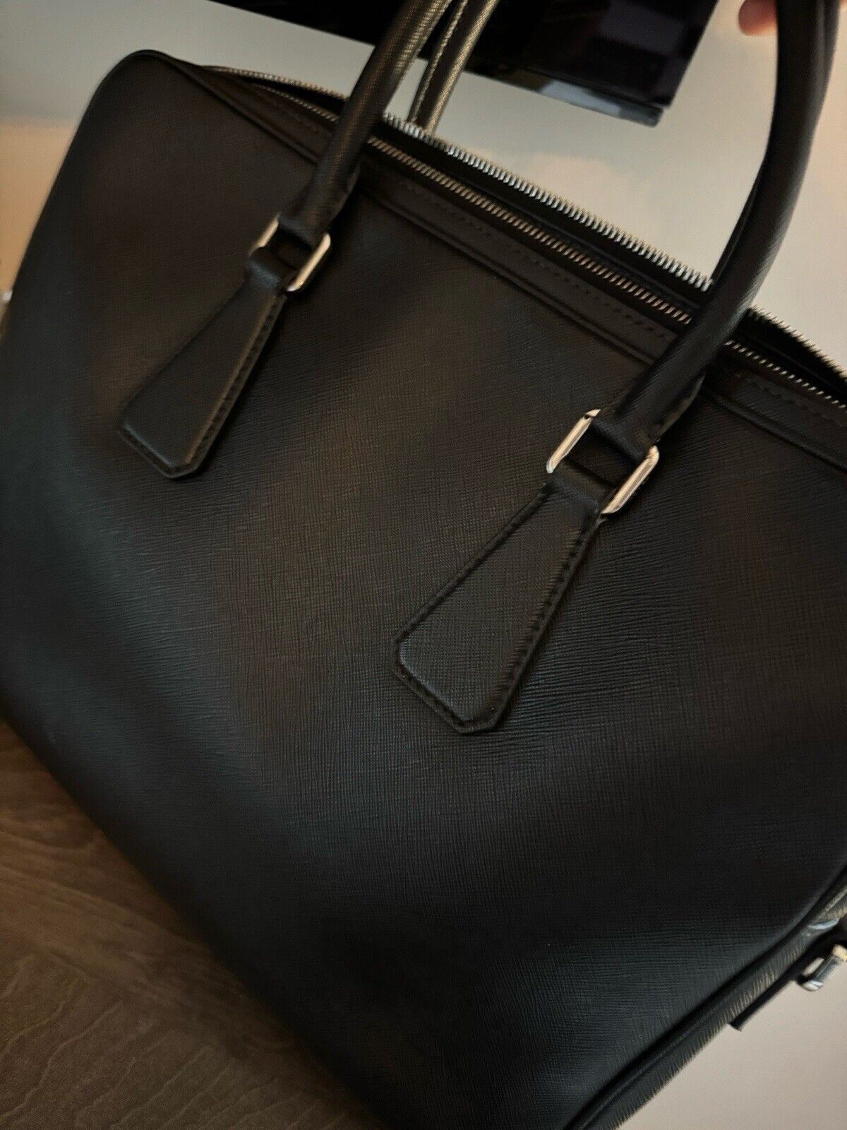 Prada Briefcase Black Leather - image 6