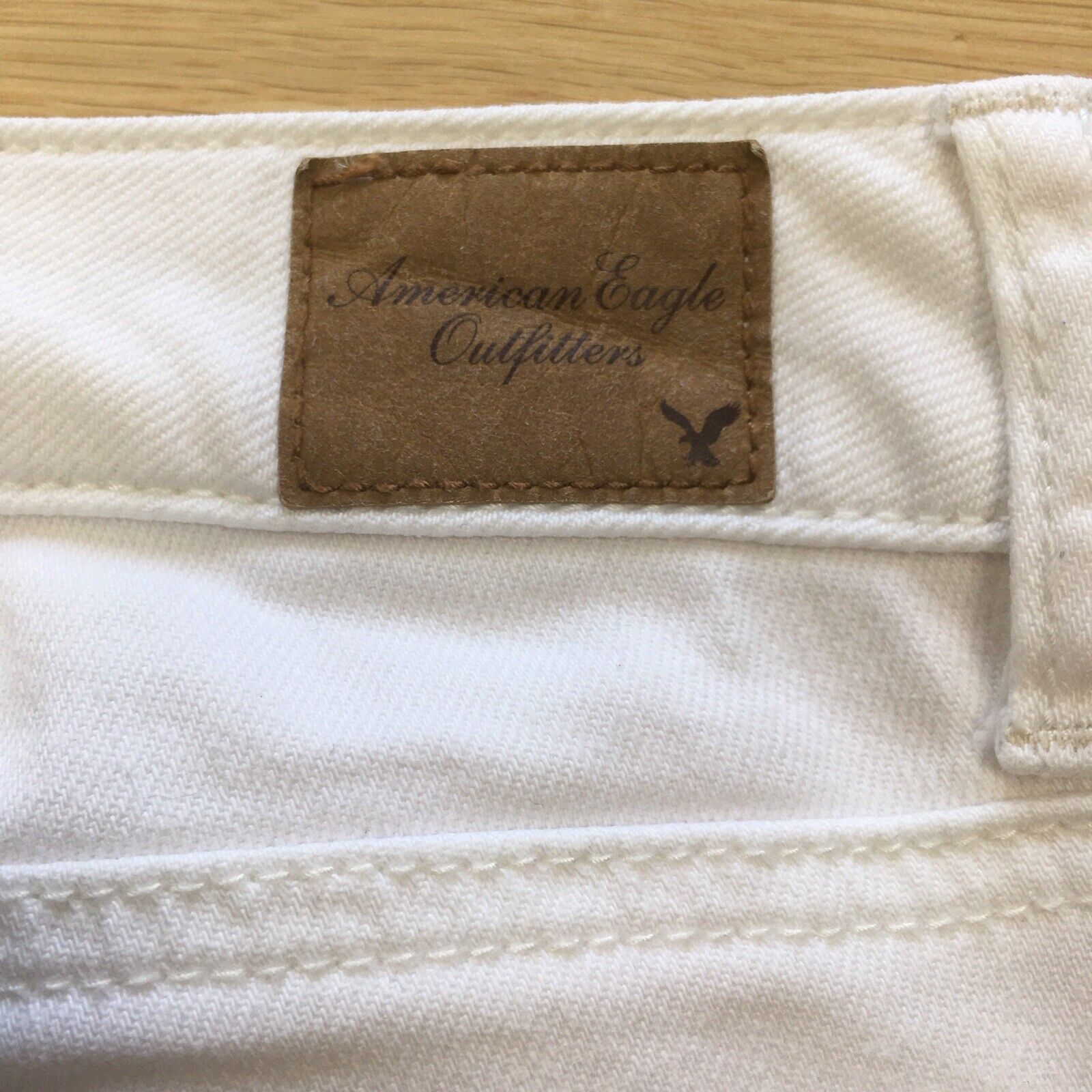 American Eagle Womens Jeans Sz W27 W32 White Low … - image 8