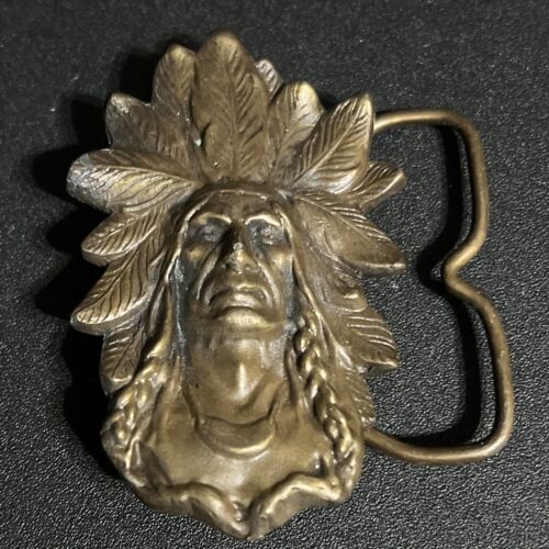 Vintage 1974 Bergamot Brass Works  Indian Chief B… - image 1