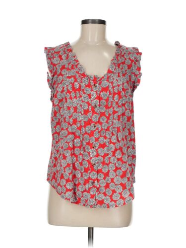 Maeve by Anthropologie Women Red Sleeveless Blouse