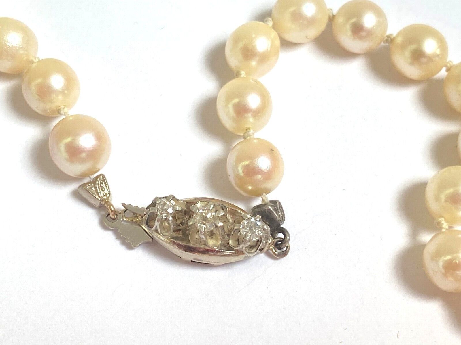 Beautiful Rare Culture Salt Natural Pearls Diamon… - image 8