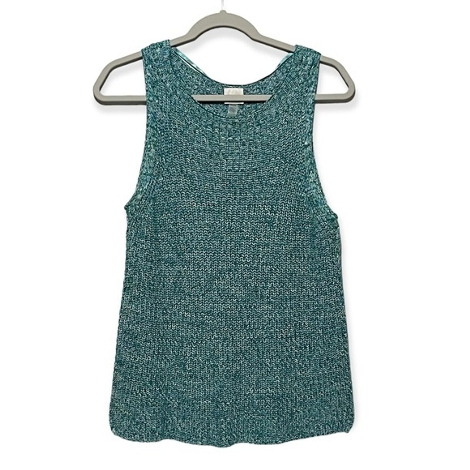 Cupio Sleeveless Knit Marled Sweater Tank Size M - image 2