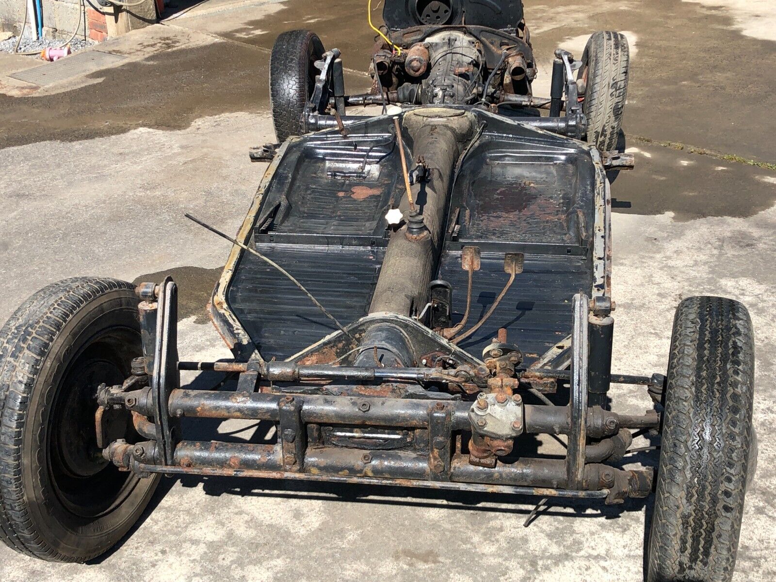 1959 /60 VW Beetle rolling chassis / floorpan. Ideal kit car base 4 ...