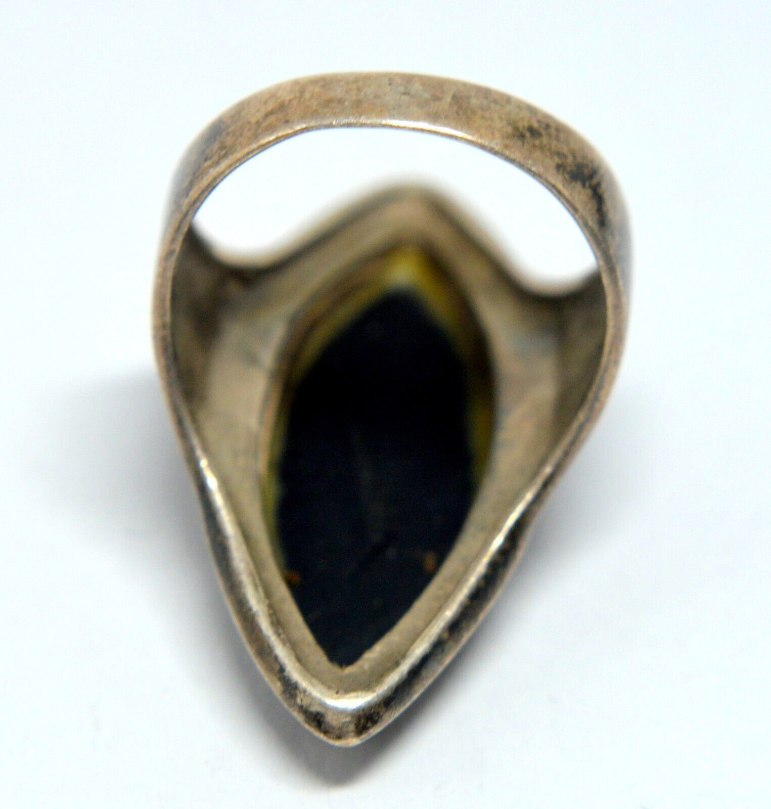 VINTAGE 925 STERLING SILVER LARGE BLACK ONYX CABO… - image 3