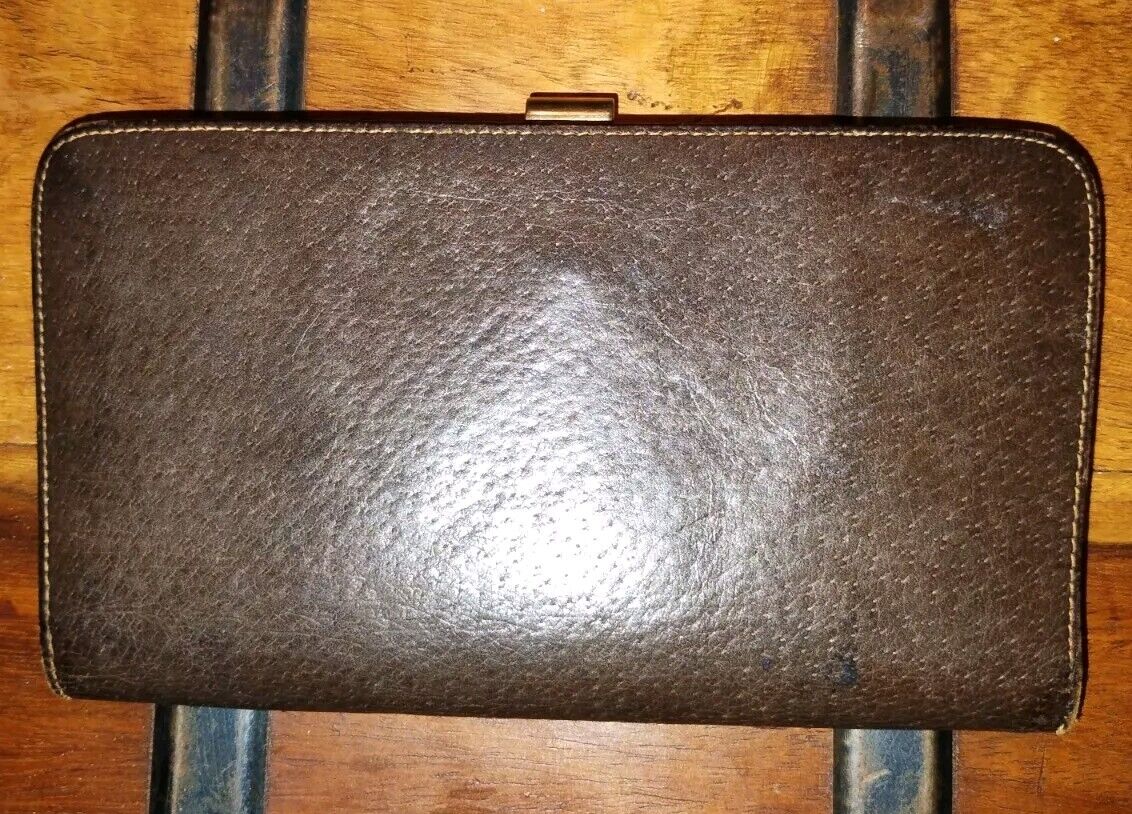 Gucci Vintage Brown Leather Wallet - image 2