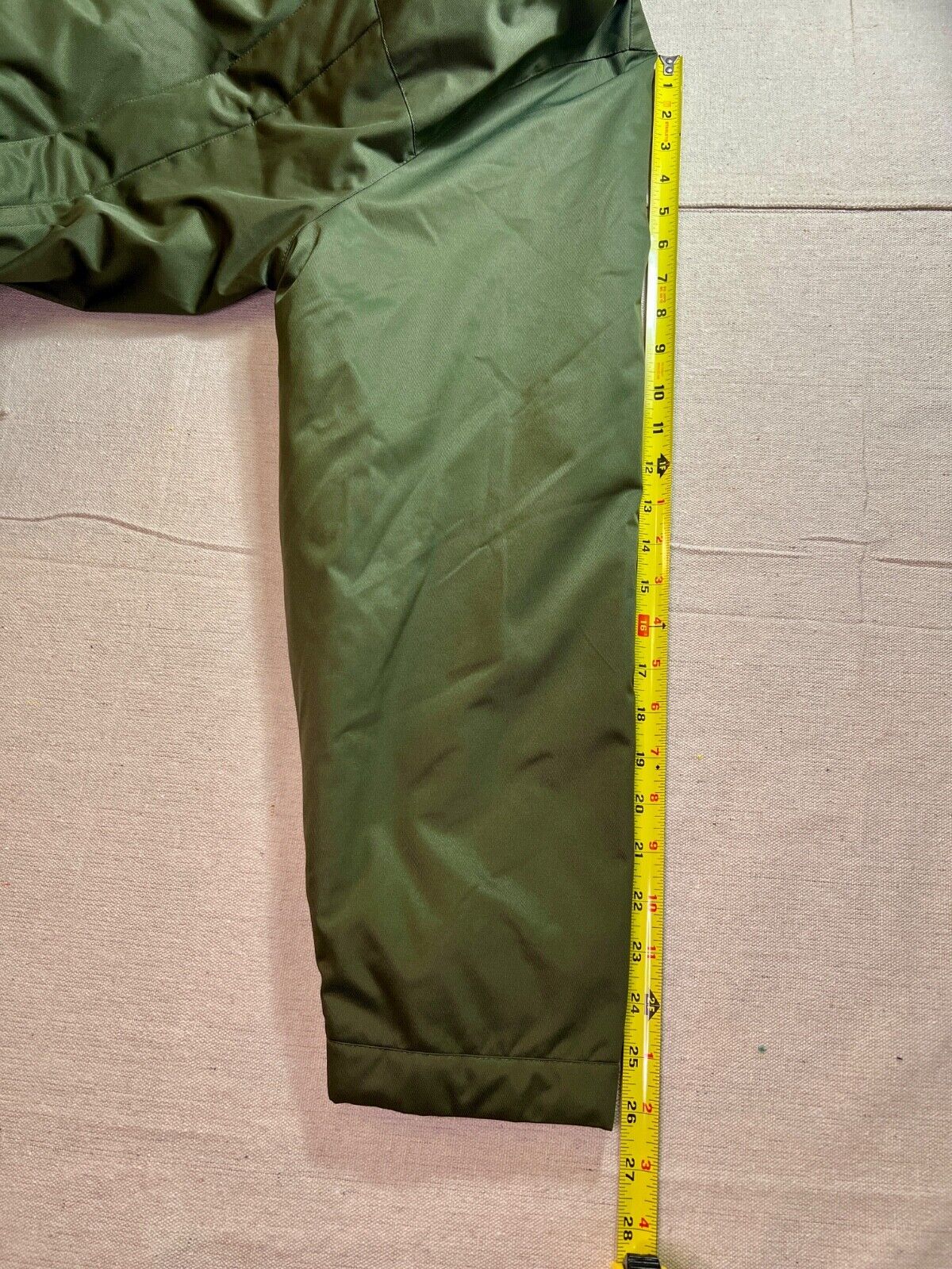 Y2K GAP Parka Jacket Hood in Collar Lined Olive G… - image 15