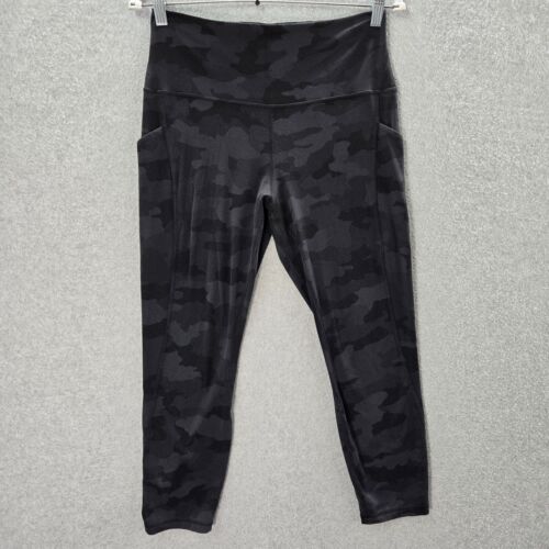 Lululemon Women Activewear Pants 10 Gray Camo Ali… - image 1