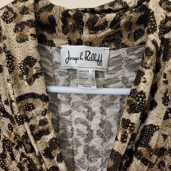 Joseph Ribkoff Designer Twist Top - Leopard Print - image 3