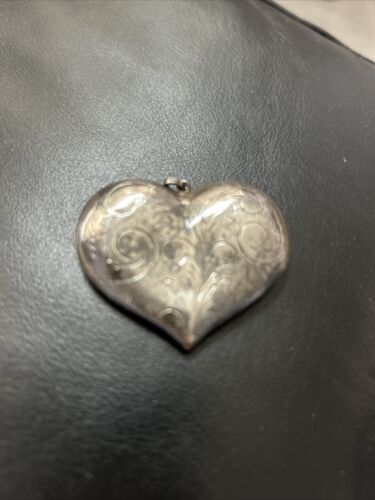 925 sterling silver heart pendant - image 1