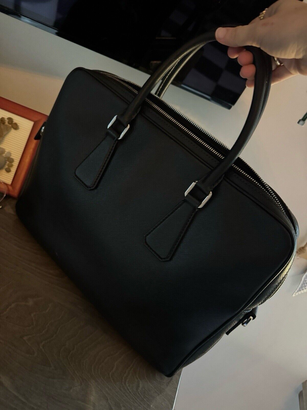 Prada Briefcase Black Leather - image 20