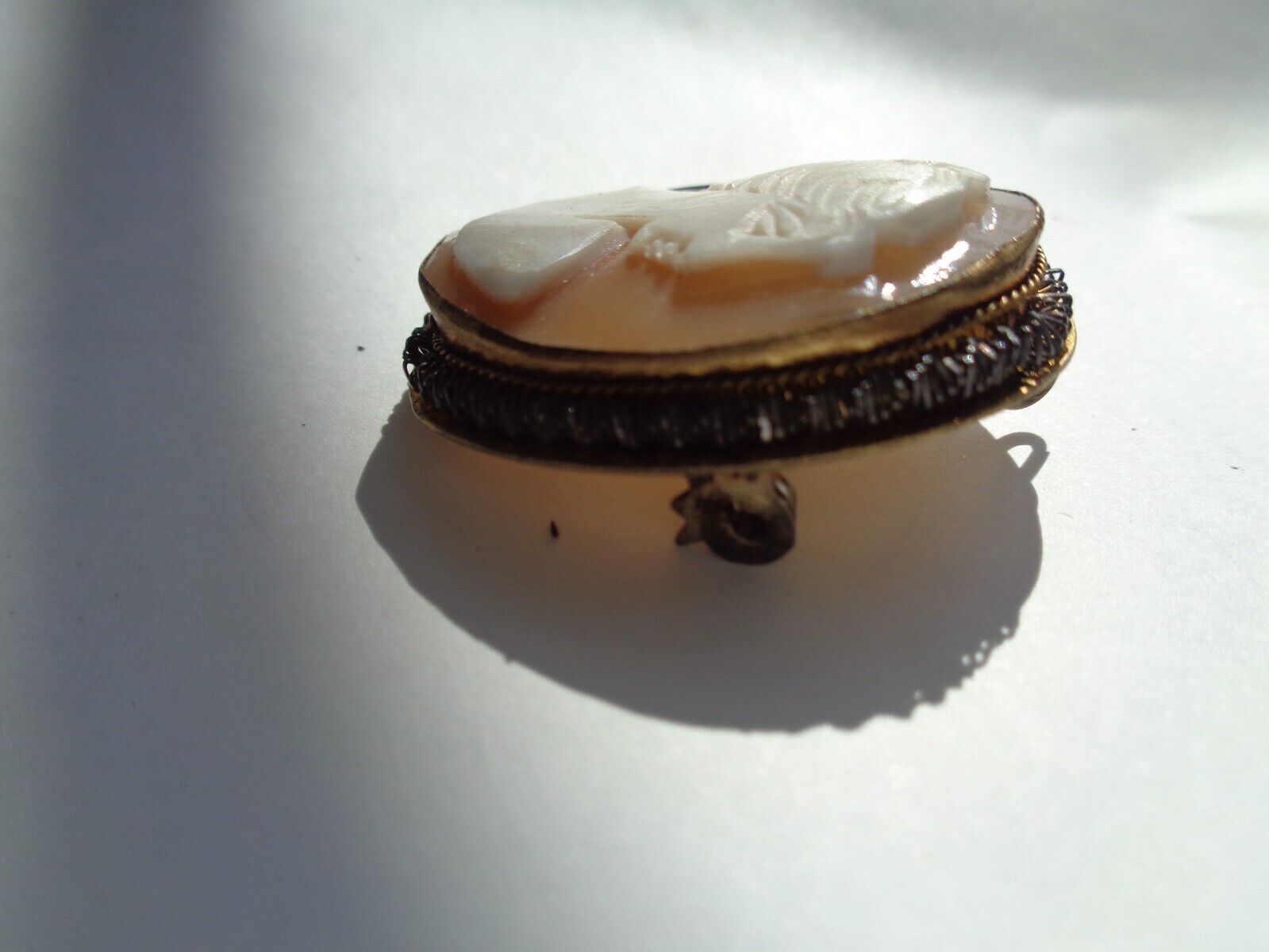 Estate! Antique Victorian Cameo Pendant/Brooch - image 4