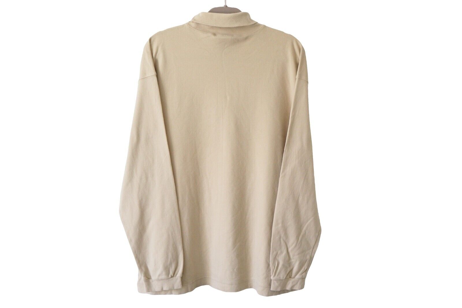 Vintage NIKE Turtleneck Sweatshirt beige jumper S… - image 3