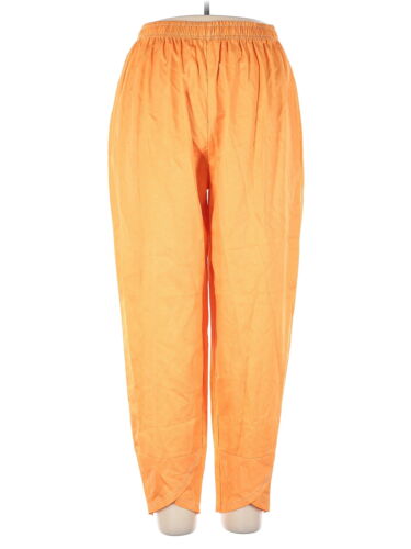 Unbranded Women Orange Casual Pants 3X Plus - image 1