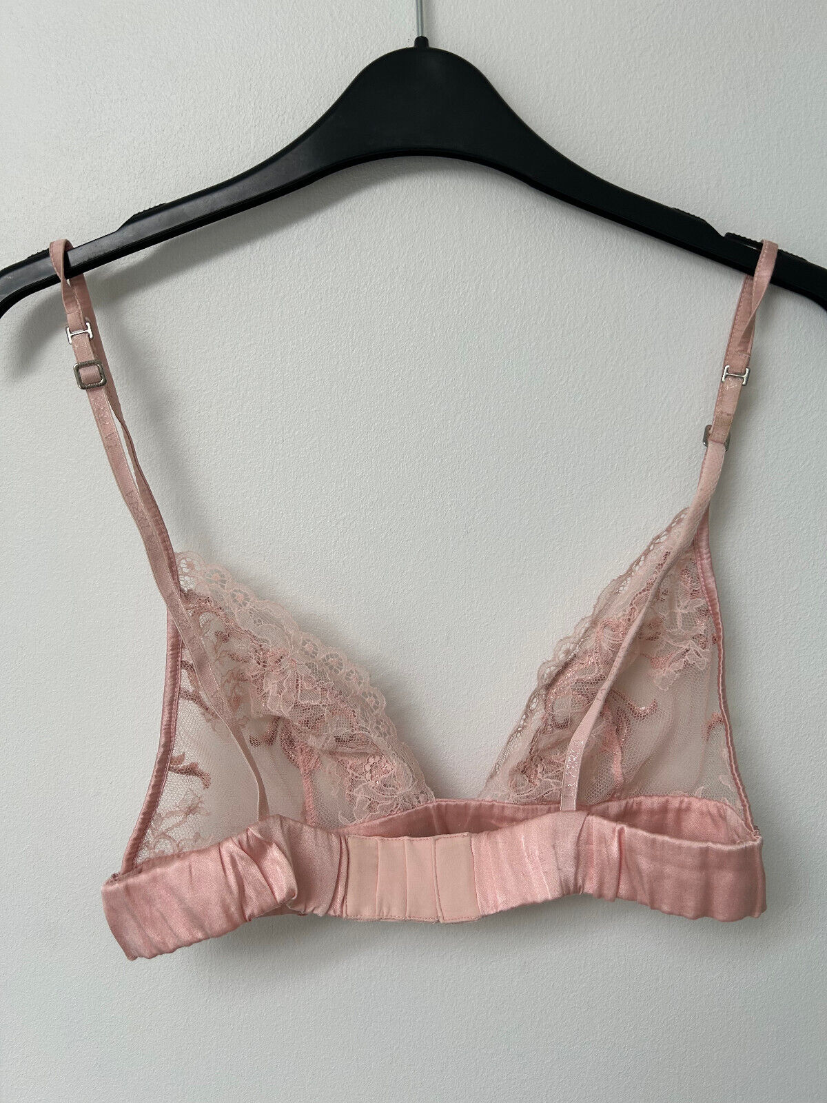 LA PERLA Pink Secret Story Lace Tulle & Silk Sati… - image 5