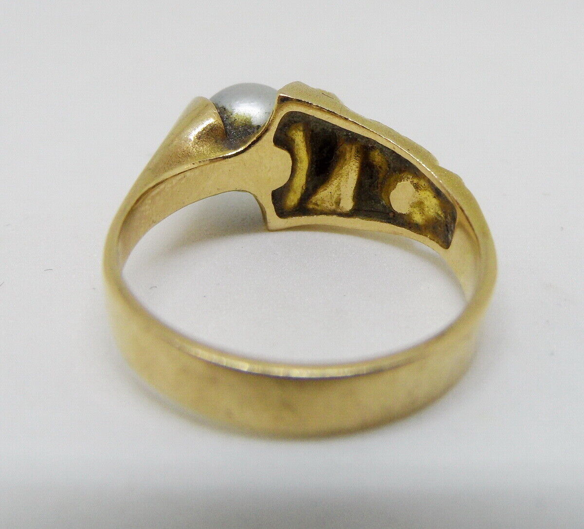 Vintage LAPPONIA 14k Gold Ring by Björn Weckström… - image 4