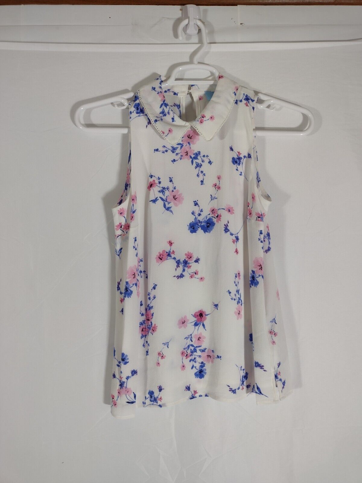 Cece Women Blouse Size S Sleeveless Floral - image 1