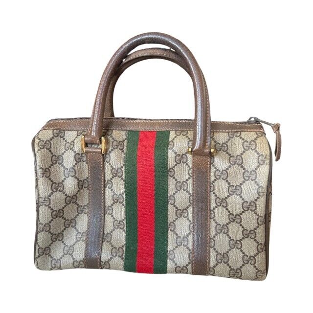 Gucci Vintage Boston gg Monogram Bag - image 3