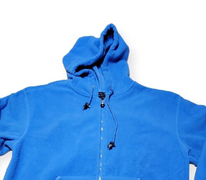 Coaco New York Womans Blue Zip Up Hoodie Size XL … - image 2