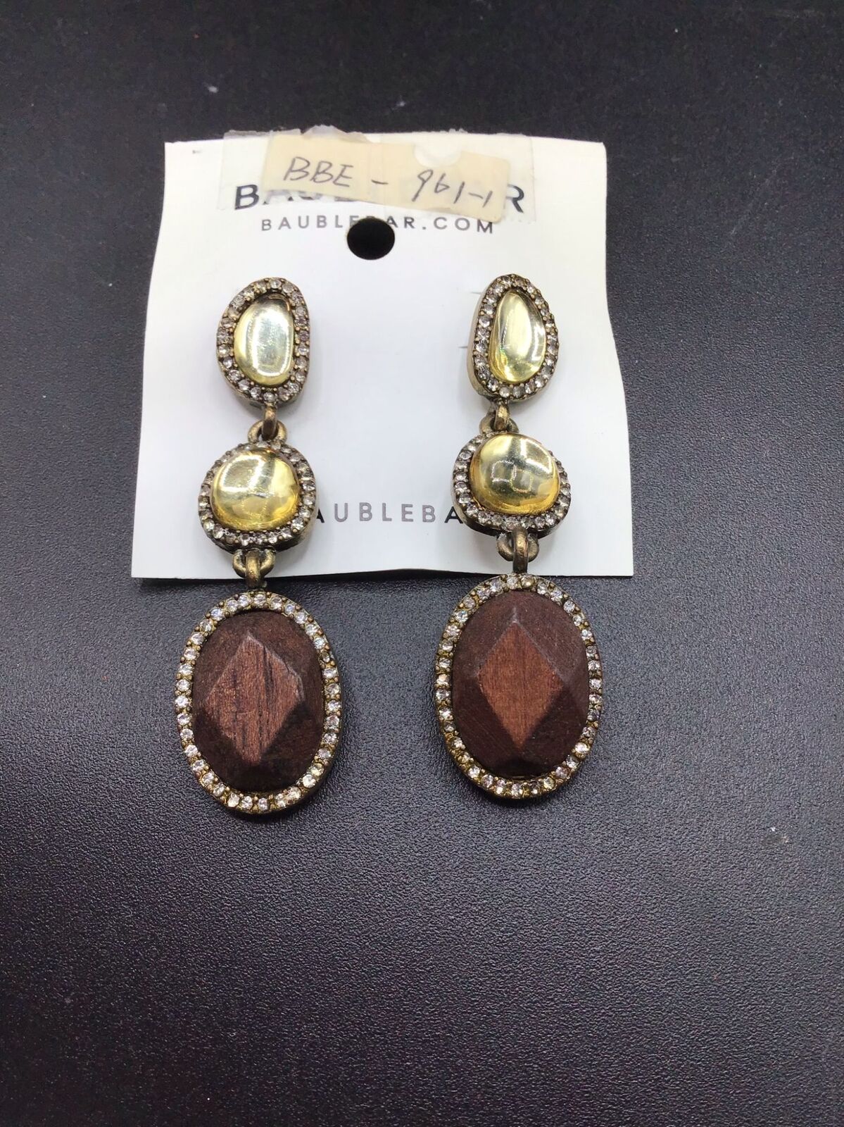 Baublebar Dangles New on Card Wood Dangles with L… - image 3