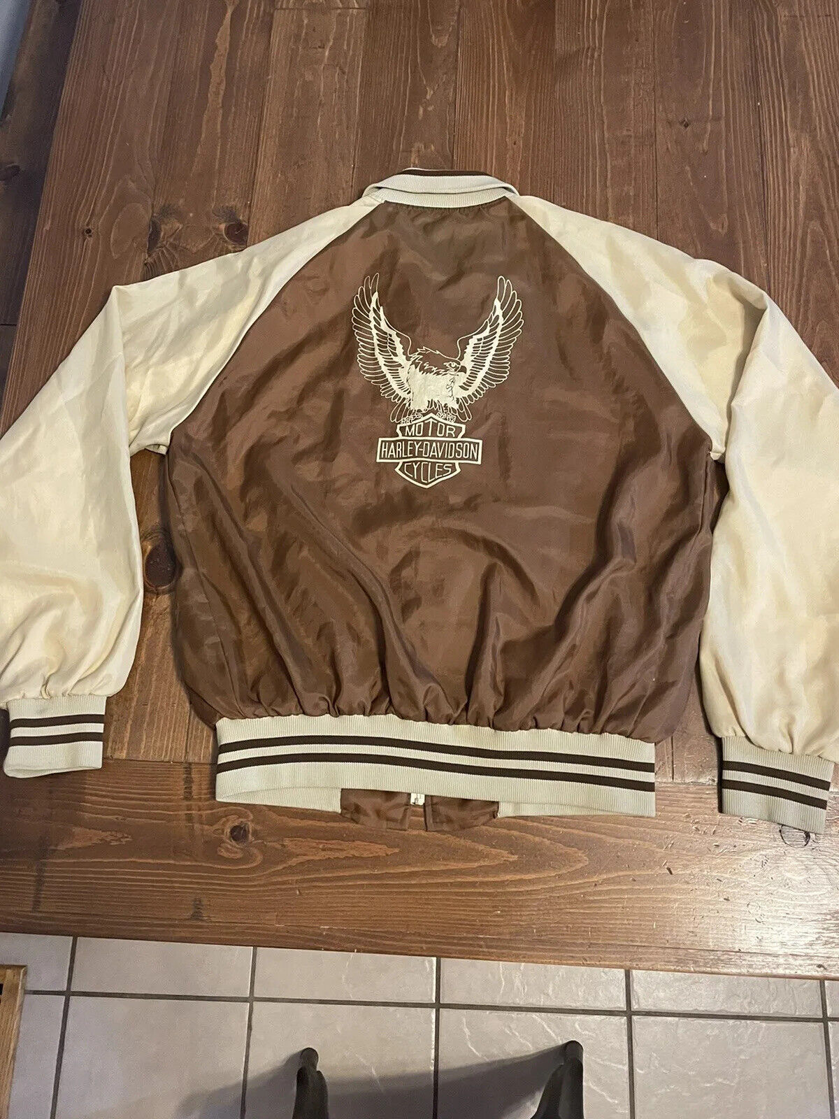 Vintage 70's Harley Davidson Holloway Bomber/Trac… - image 1