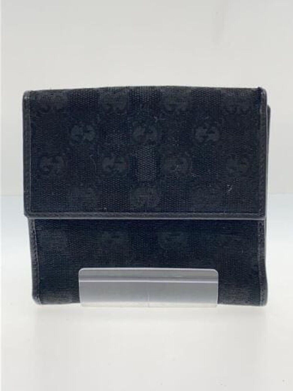 GUCCI Abbey Line Bifold Wallet Compact Wallet Bla… - image 2