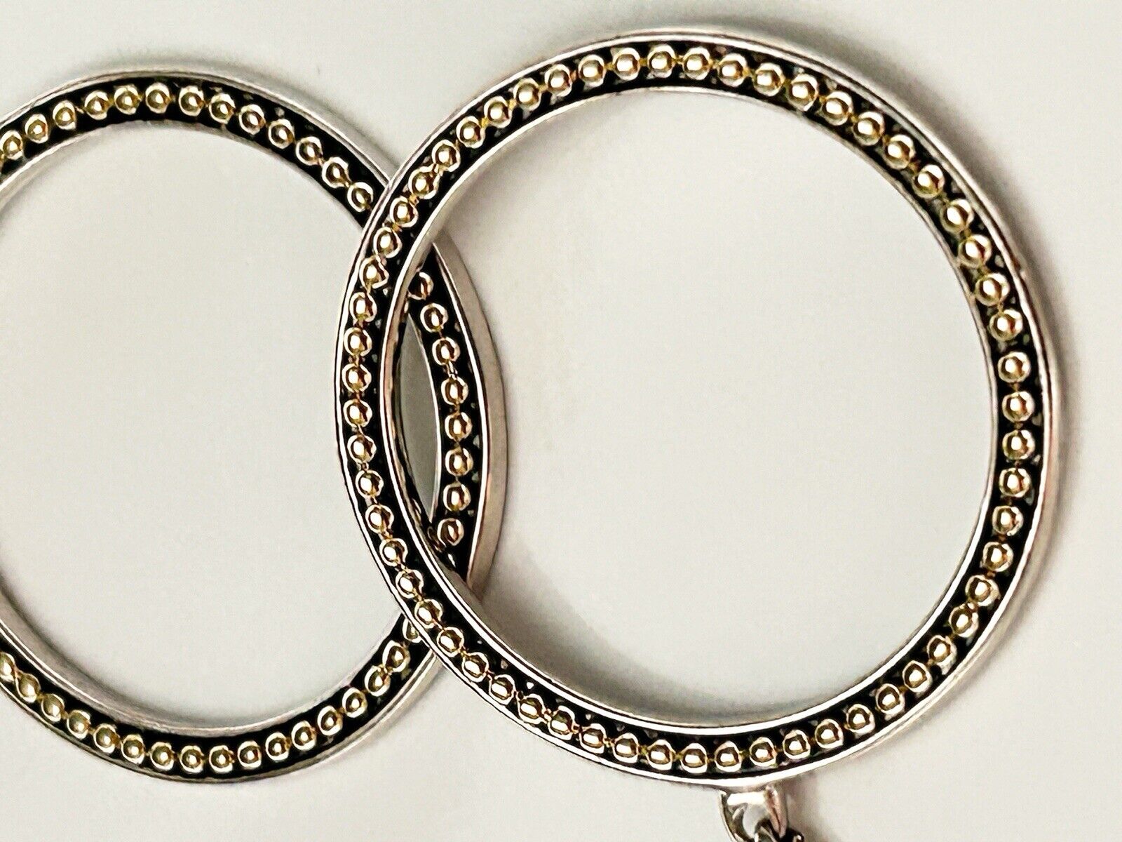 LAGOS Enso Circle & Linear Drop Earrings $750 - image 7