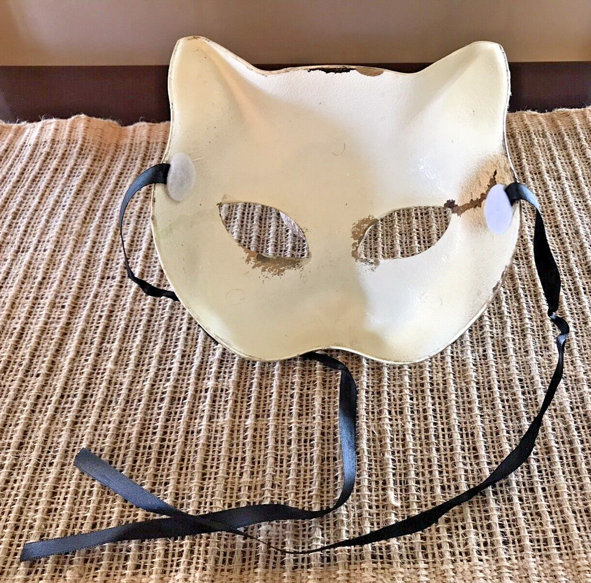 Papier Mache or Fiberglass Venetian Cat Face Mask… - image 6