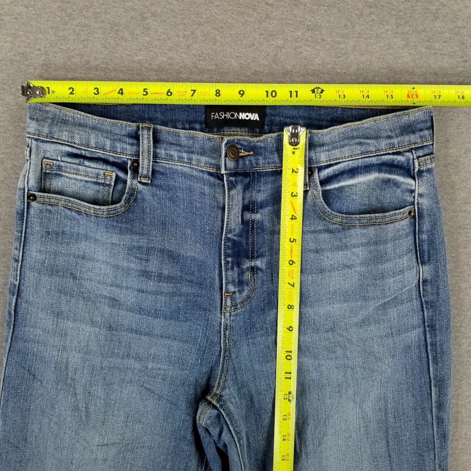 Fashion Nova Size 11 Modern Baggy Jeans Current S… - image 9