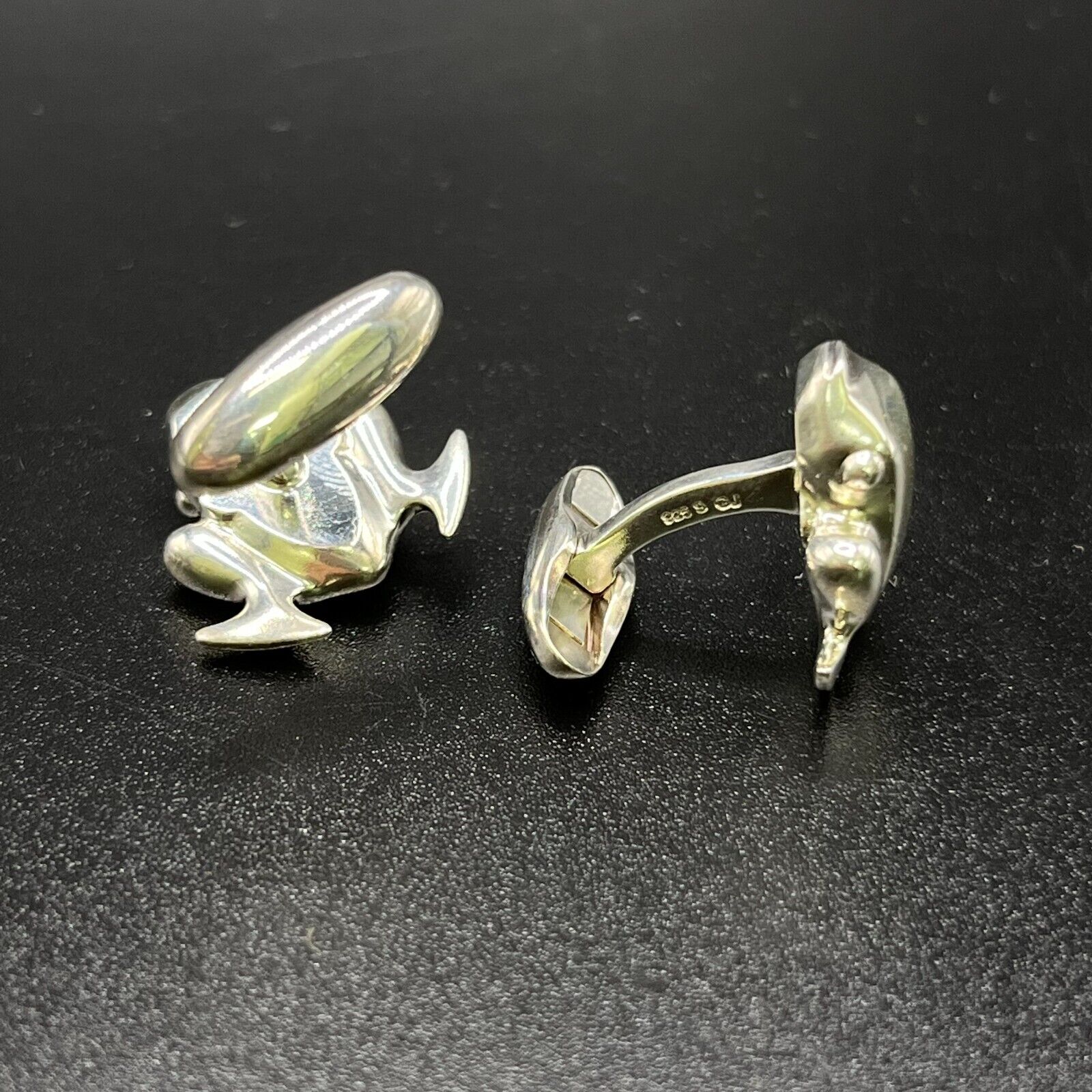 GEORG JENSEN Sterling Silver Cufflinks # 331B - H… - image 3