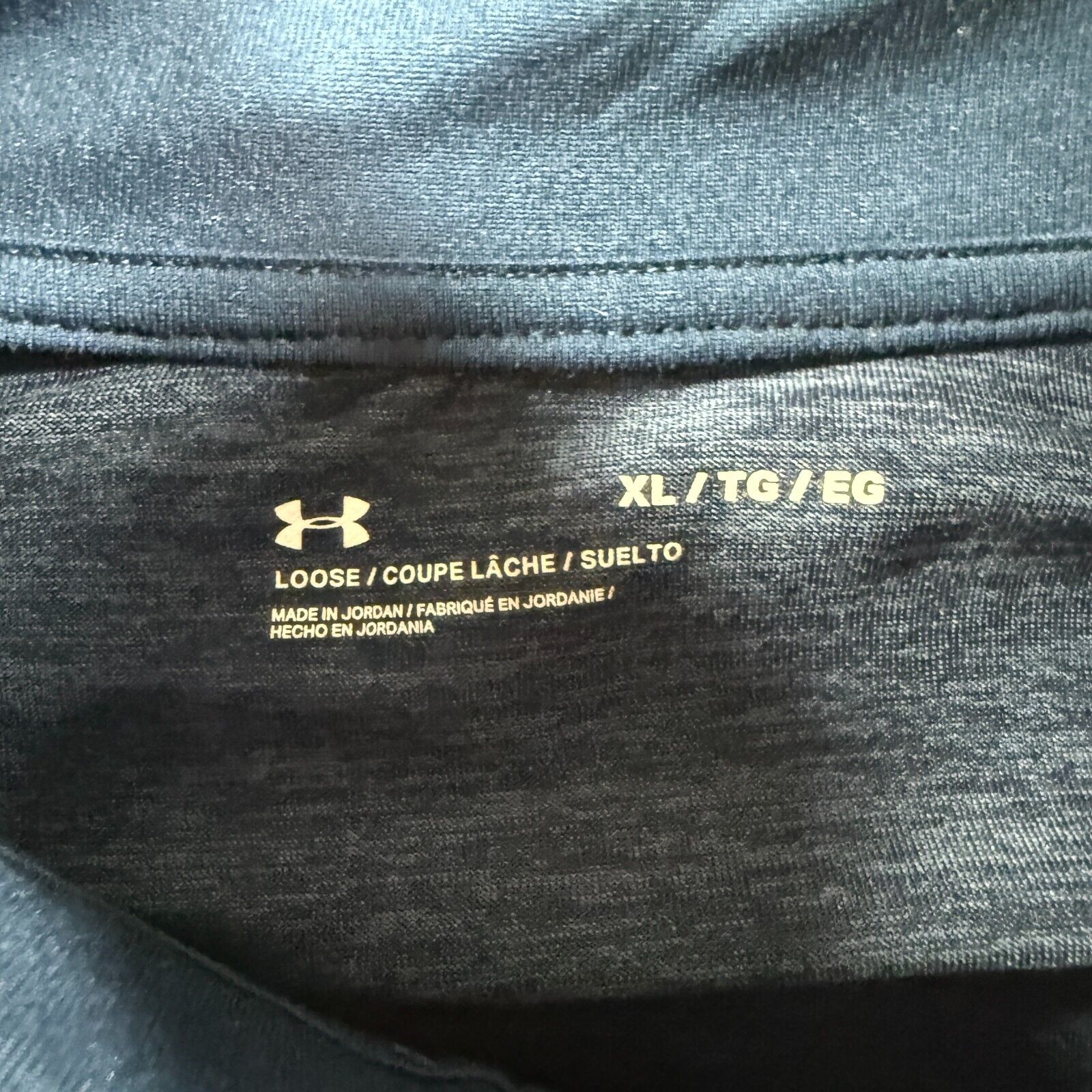 Under Armour Quarter Zip Pullover Mens XL Blue Li… - image 3