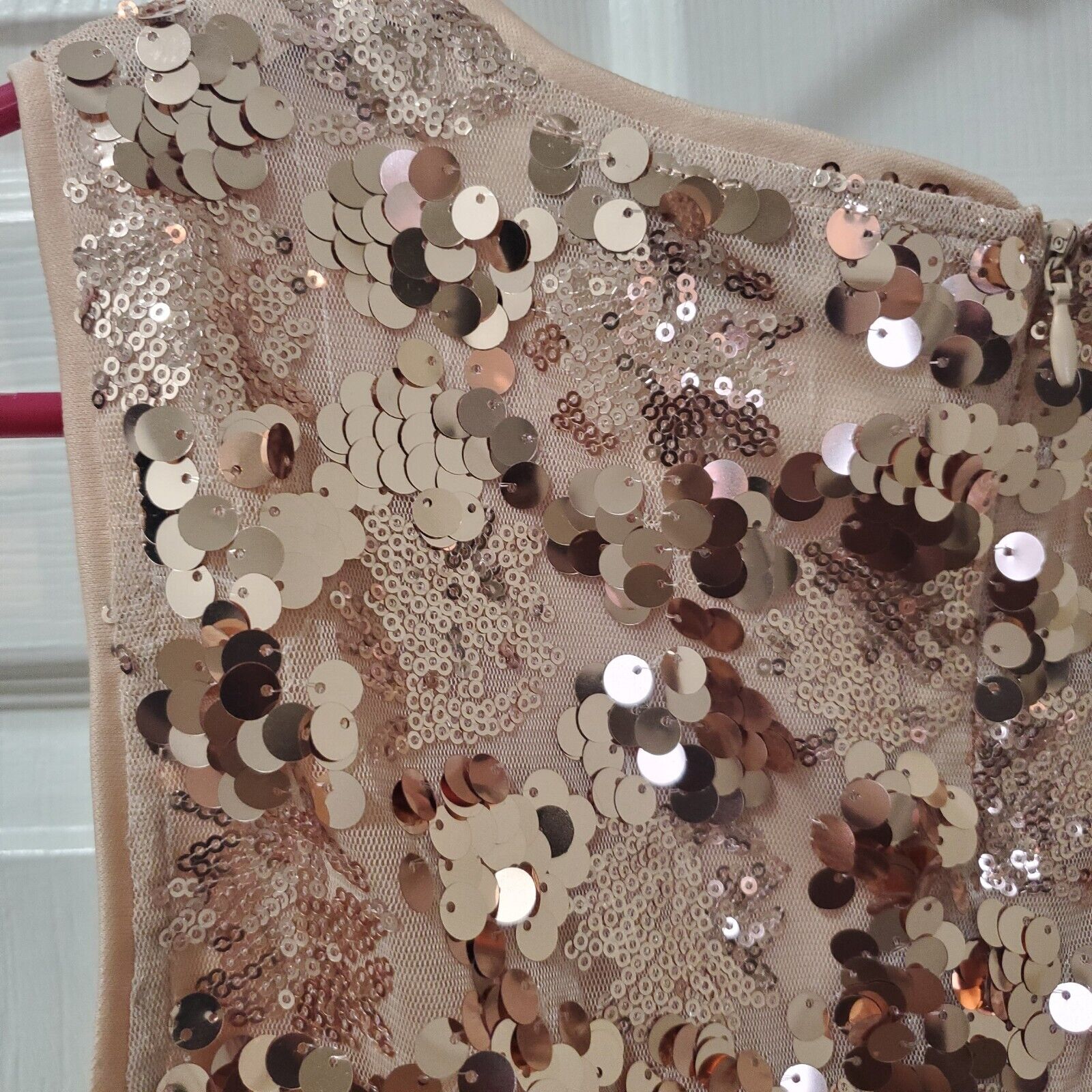 Lulus Cheers Rose Gold Sequin Sleeveless Bodycon … - image 13