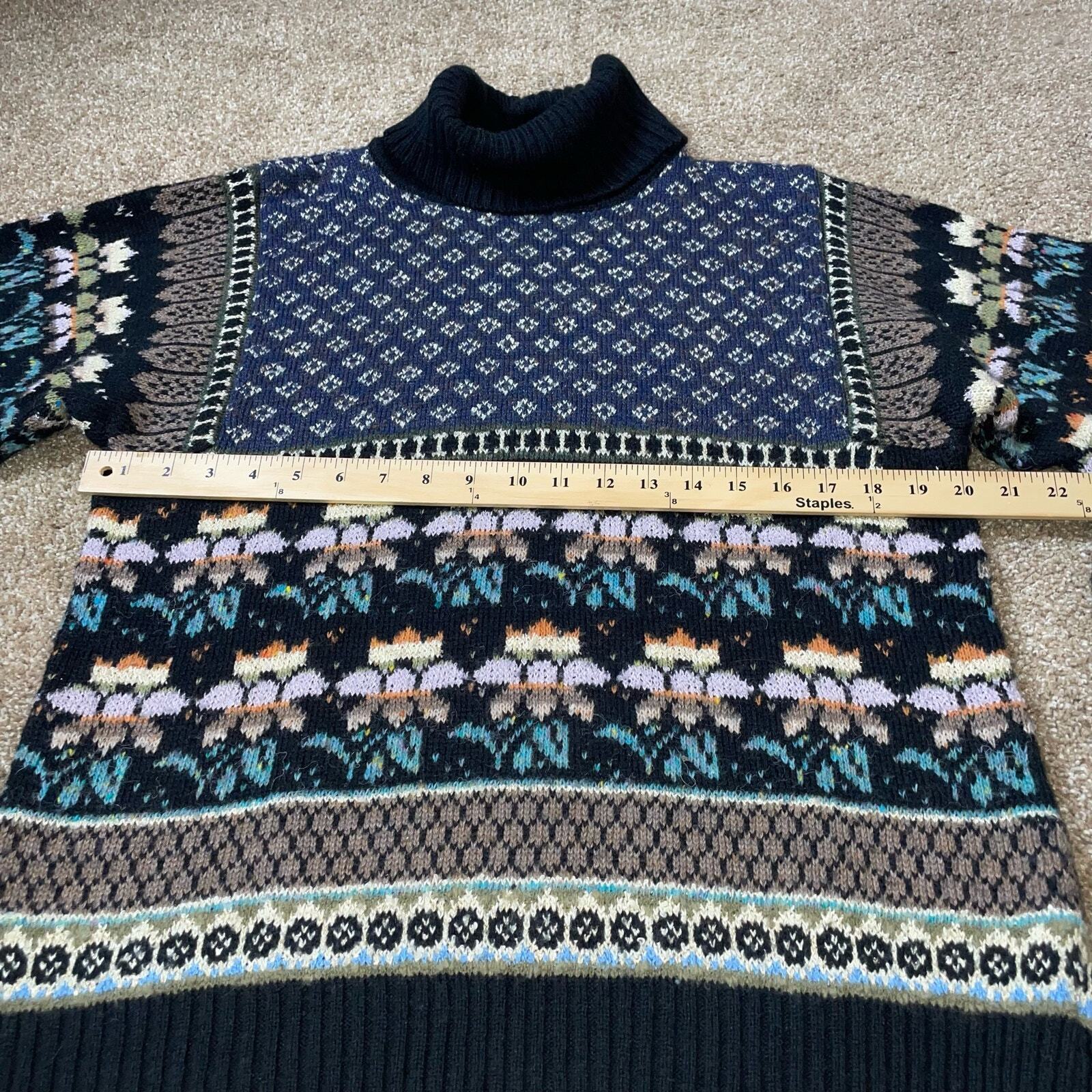 Vintage sweater Karen Scott muck neck chunky gran… - image 6