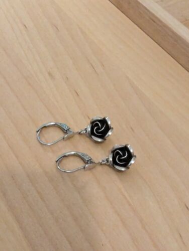 925 Sterling Silver Earrings Vienna Earring, Rose… - image 1