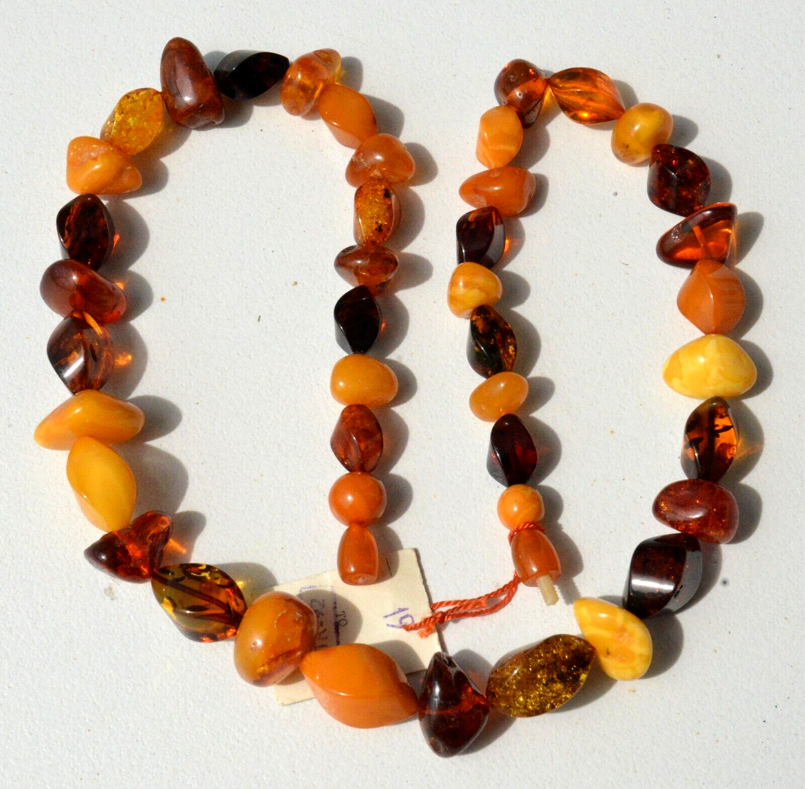 ✅64cm = 58gr RUSSIAN SOVIET BALTIC AMBER BEAD NEC… - image 5