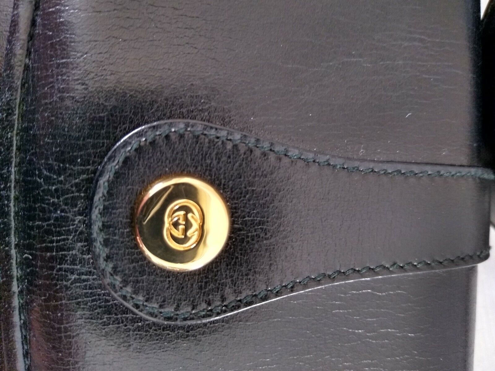 Gucci Black Leather Bag - image 5