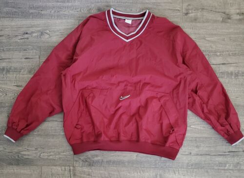 Vintage Nike CENTER SWOOSH 90s Pullover Windbreak… - image 1