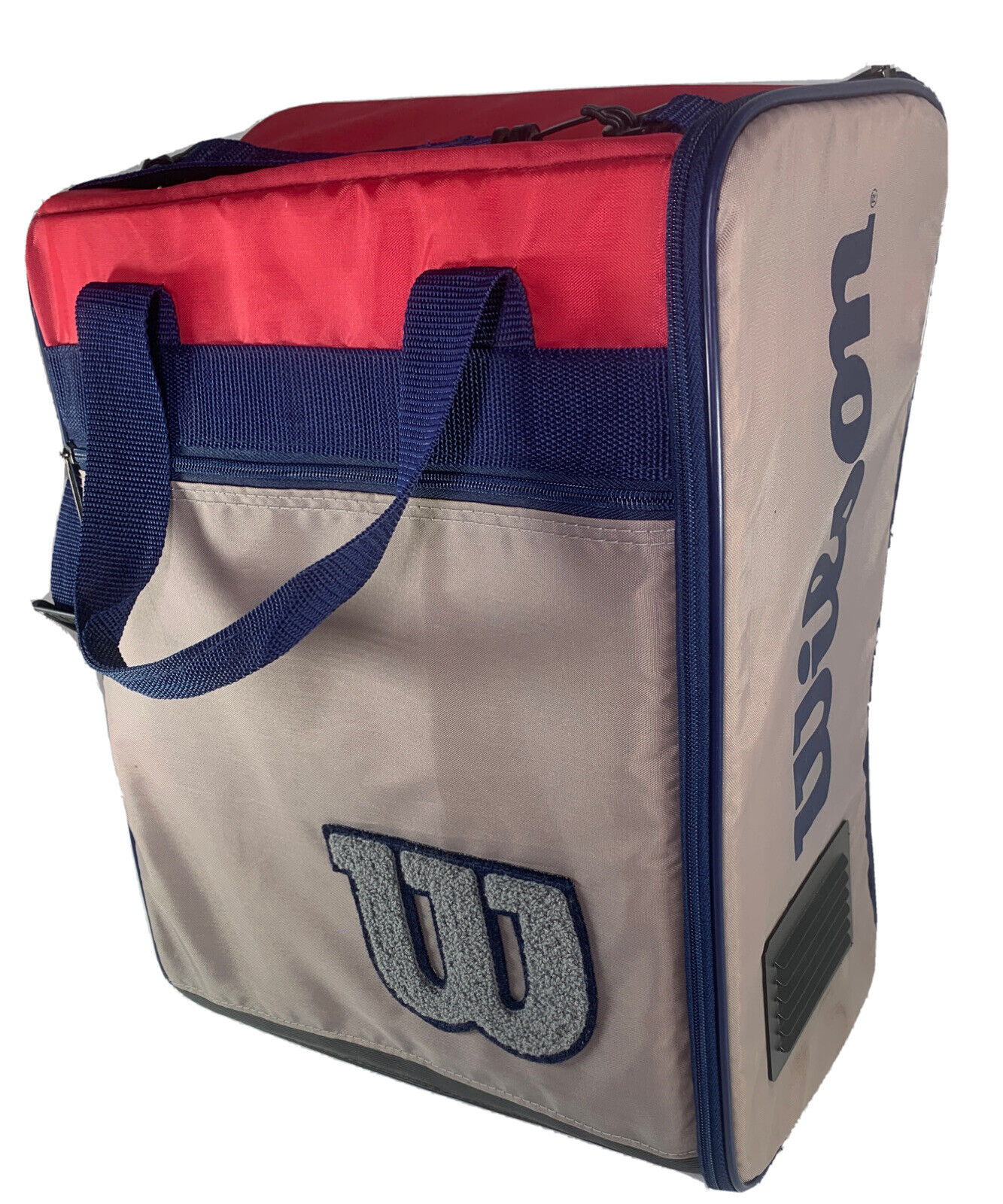 Wilson Duffel Bag Vintage Letterman 17” x 14” x 7… - image 1